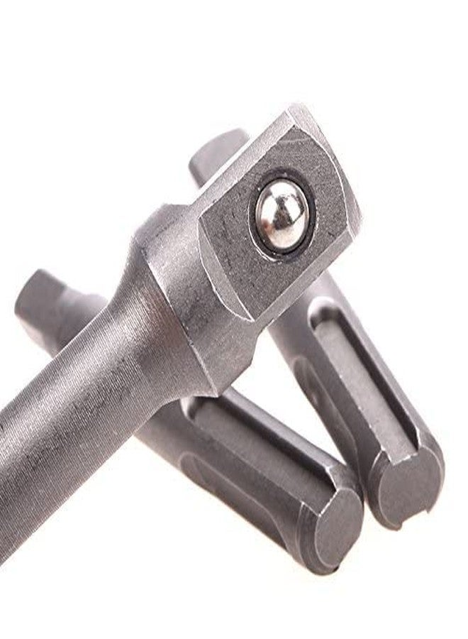 H9 Chrome Vanadium Steel Sds Plus Drill Socket Converter Adaptor Bit To Nut Runner 1/4" 3/8" 1/2" For Hammer Drill Bit Adapter Nut Impact Driver - Image 2